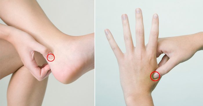 Cách massage bấm huyệt trị đau gót chân