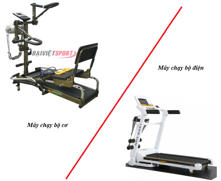 Cách phân biệt máy chạy bộ điện và máy chạy bộ cơ